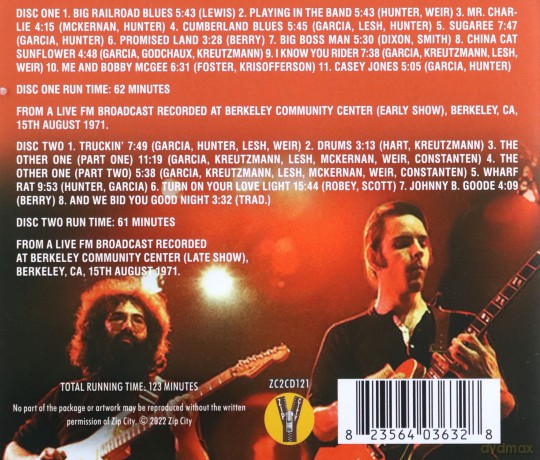 Grateful Dead: Berkeley Community Center 1971 [2CD]