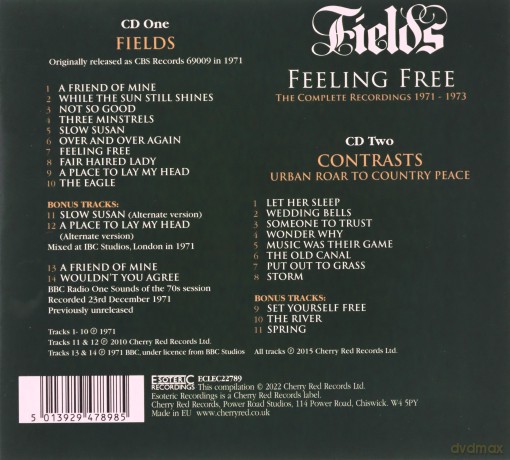 Fields: Feeling Free - The Complete Re [5CD]