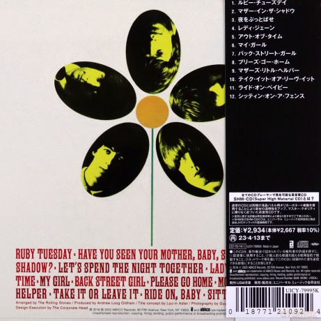 The Rolling Stones: Flowers (1967) [CD]