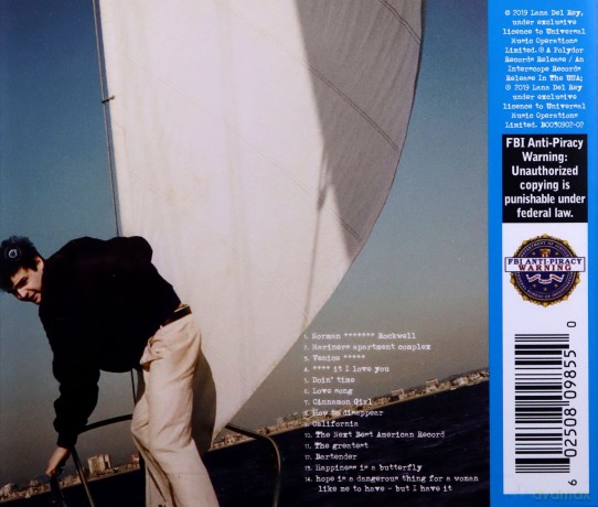 Lana Del Rey: Norman Fucking Rockwell [CD]