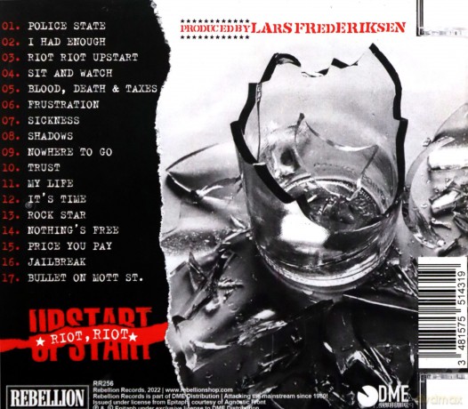 Agnostic Front: Riot Riot Upstart [CD]