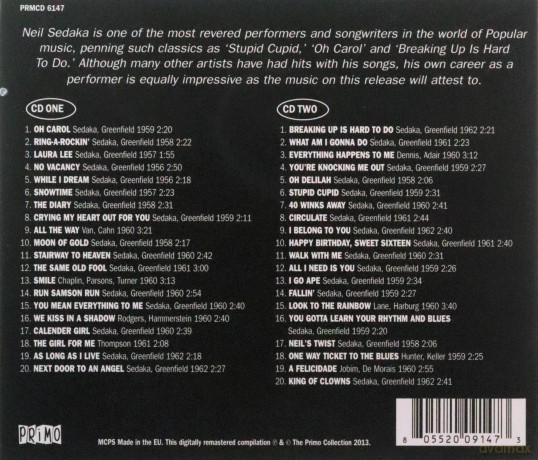 Neil Sedaka: The Essential Early Recordings [2CD]