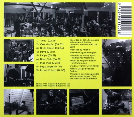 Kalaha + Hilal Kaya With Aarhus Jazz Orchestra: Tutku [CD]
