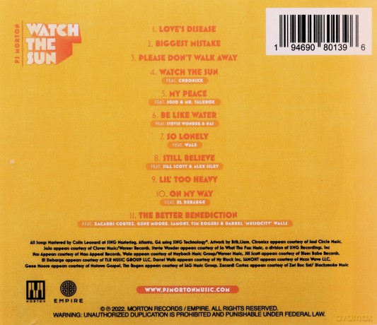 Pj Morton: Watch The Sun [CD]