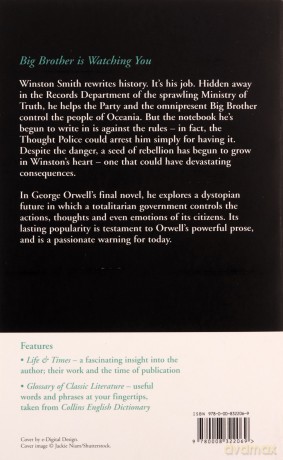 1984 Nineteen Eighty-Four: The Internationally Best Selling Classic from the Author of Animal Farm (Collins Classics) - George Orwell [KSIĄŻKA]