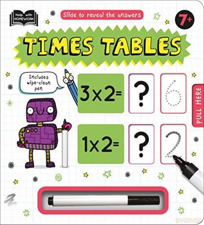 7+ Times Tables (Help With Homework) - Igloo Books [KSIĄŻKA]