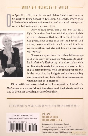 A Mother's Reckoning: Living in the Aftermath of Tragedy - Sue Klebold [KSIĄŻKA]