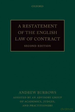 A Restatement of the English Law of Contract - Andrew Burrows [KSIĄŻKA]
