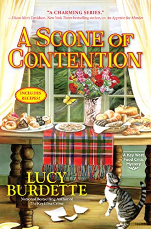 A Scone of Contention: A Key West Food Critic Mystery - Lucy Burdette [KSIĄŻKA]