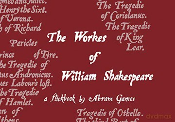 A Shakespeare Flickbook: The Workes of William Shakespeare: Comedies, Histories and Tragedies of William Shakespeare - Abram Games [KSIĄŻKA]
