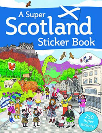 A Super Scotland Sticker Book (Kelpies World) - Susana Gurrea [KSIĄŻKA]