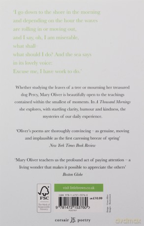 A Thousand Mornings - Mary Oliver [KSIĄŻKA]