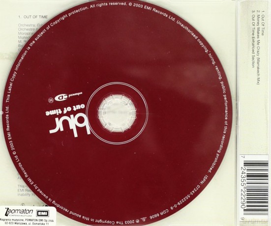 Blur: Out Of Time-Enhanced [CD]