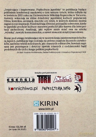Inspirująca i inspirowana. Popkultura japońska [KSIĄŻKA]