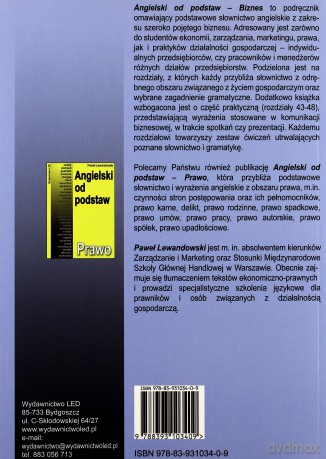 Angielski od podstaw - Biznes - Paweł Lewandowski [KSIĄŻKA]