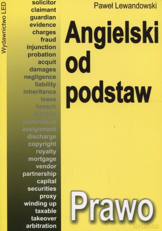 Angielski od podstaw. Prawo - Paweł Lewandowski [KSIĄŻKA]