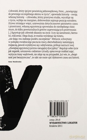 Człowiek, który śpi - Perec Georges [KSIĄŻKA]