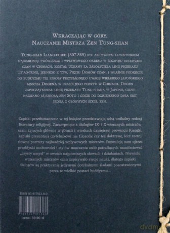 Wkraczając w góry. Nauczanie mistrza zen Tung-shan. - Mistrz zen Tung-shan [KSIĄŻKA]