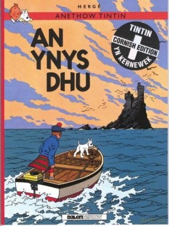 An Ynys Dhu (Tintin in Cornish) - Herge [KOMIKS]
