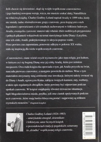 Aradia. Ewangelia czarownic - Charles Godfrey Leland [KSIĄŻKA]