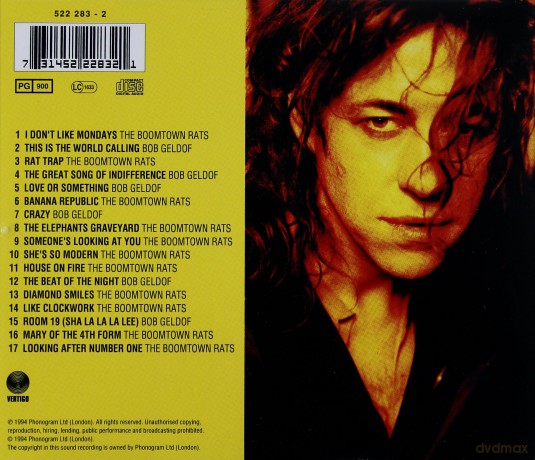 Bob Geldof+Boomtown Rats: Loudmouth - The Best Of [CD]