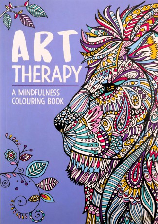 Art Therapy: A Mindfulness Colouring Book (Art Therapy Colouring) - Hannah Davies [KSIĄŻKA]