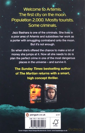Artemis: A gripping sci-fi thriller from the author of The Martian - Andy Weir [KSIĄŻKA]