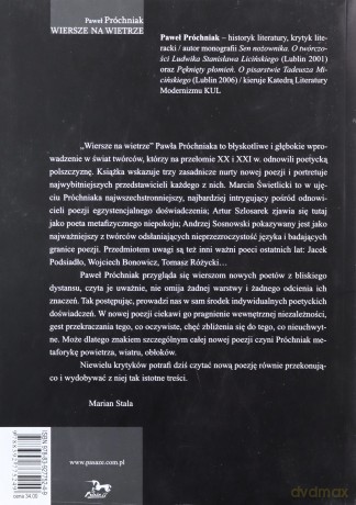 Wiersze na wietrze - Paweł Próchniak [KSIĄŻKA]