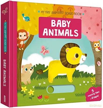 Baby Animals (My First Animated Board Book) - Auzou [KSIĄŻKA]