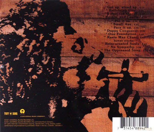 Bob Marley & The Wailers: Burnin` [CD]