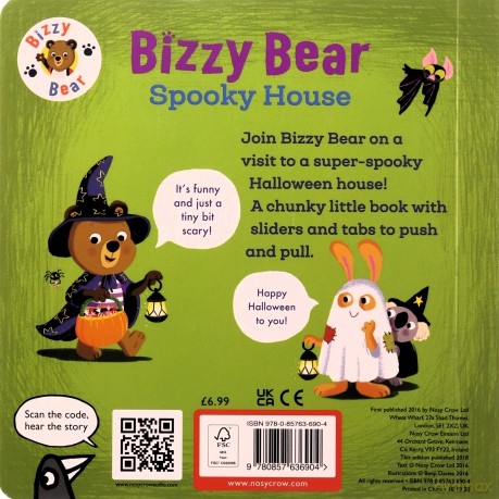 Bizzy Bear: Spooky House - Benji Davies [KSIĄŻKA]
