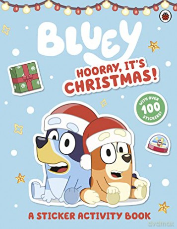 Bluey: Hooray It's Christmas Sticker Activity - Bluey [KSIĄŻKA]