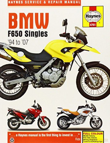 BMW F650 Singles 1994 - 2007 (Haynes Powersport) - Anon [KSIĄŻKA]