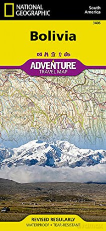 Bolivia: Travel Maps International Adventure Map (National Geographic Adventure Map) - National Geographic Maps [KSIĄŻKA]