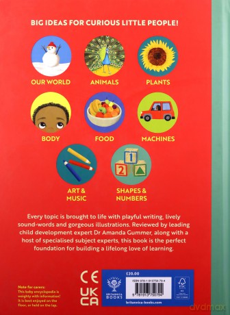 Britannica's Baby Encyclopedia: For curious kids aged 0 to 3 - Sally Symes [KSIĄŻKA]