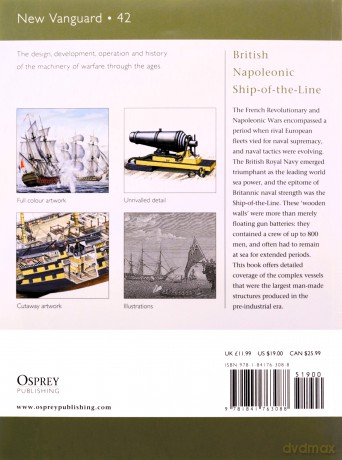 British Napoleonic Ship-of-the-Line: No. 42 (New Vanguard) - Angus Konstam [KSIĄŻKA]