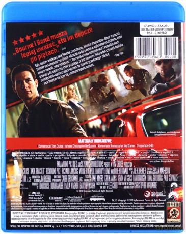 Jack Reacher: Jednym strzałem [Blu-Ray]
