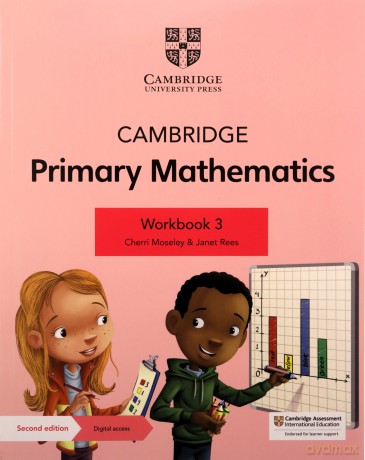 Cambridge Primary Mathematics Workbook 3 with Digital Access (1 Year) (Cambridge Primary Maths) - Cherri Moseley [KSIĄŻKA]