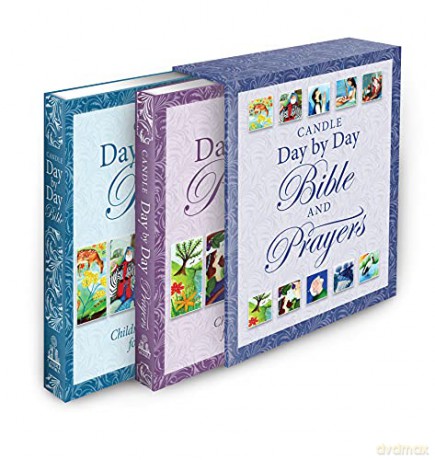 Candle Day by Day Bible and Prayers Gift Set - Juliet David [KSIĄŻKA]
