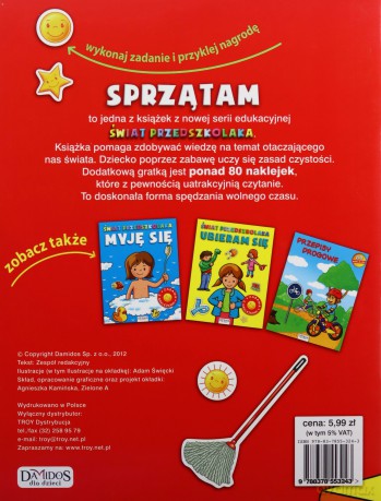 Świat przedszkolaka - Sprzątam [KSIĄŻKA]