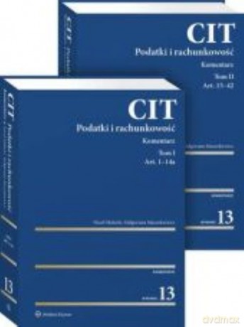 CIT Komentarz Podatki i rachunkowość (Tom 1-2) - Paweł Małecki, Małgorzata Mazurkiewicz [KSIĄŻKA]