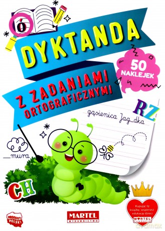 Dyktanda z zadaniami ortograficznymi z naklejkami - Katarzyna Michalec [KSIĄŻKA]