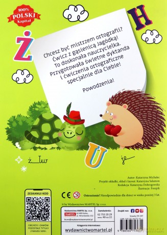 Dyktanda z zadaniami ortograficznymi z naklejkami - Katarzyna Michalec [KSIĄŻKA]