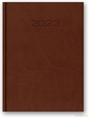 Kalendarz 2023 A4 tygodniowy vivella brąz [KALENDARZ]