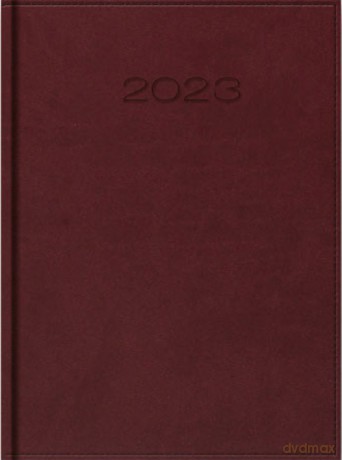Kalendarz 2023 A5 dzienny vivella bordo [KALENDARZ]