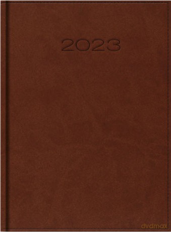 Kalendarz 2023 A5 dzienny vivella brąz [KALENDARZ]