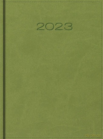 Kalendarz 2023 A5 dzienny vivella jasnozielony [KALENDARZ]