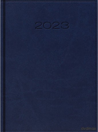 Kalendarz 2023 A5 dzienny vivella niebieski [KALENDARZ]