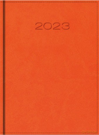 Kalendarz 2023 A5 dzienny vivella pomarańczowy [KALENDARZ]