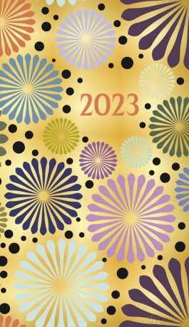 Kalendarz 2023 A6 tygodniowy soft grafika [KALENDARZ]